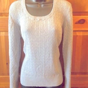Baby blue cabl swtr size…